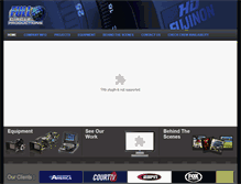 Tablet Screenshot of fullcircleproductions.com